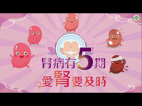 腎病有五期 愛腎要及時