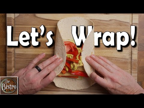 How to Roll a Tortilla Wrap or Burrito