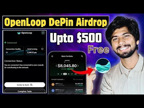 Openloop new mining Airdrop | openloop solana Depin, New Depin Airdrop Today