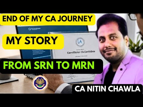 |Ending my CA Journey & Converting ICAI SRN to MRN in May| My Story will pass you in Sep & Nov 24|