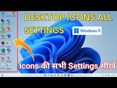 how to customize desktop icons in windows 11 || desktop icons settings || windows 11 icon settings