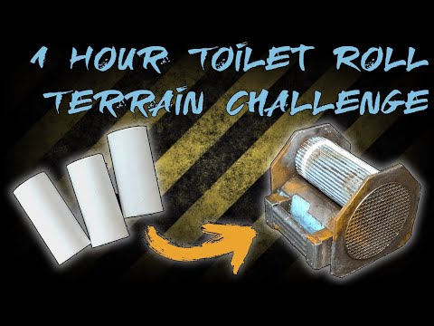 Terrain Tutorial - 1 Hour Toilet Roll Terrain Challenge - Warhammer 40K, Kill Team, Necromunda