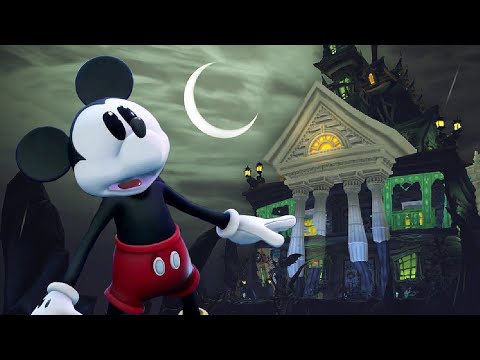 Epic Mickey Rebrushed - 100% Walkthrough - Part 7: Bog Easy & Lonesome Manor (Paint Path)