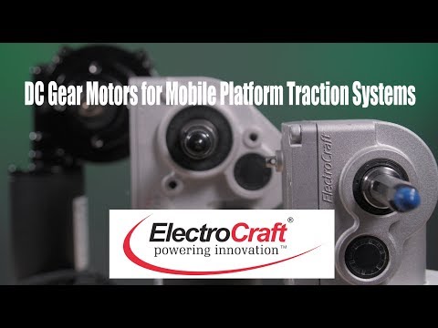 DC Gear Motors for Mobile Platform Traction Systems