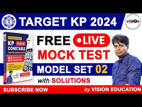 Free Live Model Set (100 MCQs) | KP Prelims (Vol. 2) | Model Set 02