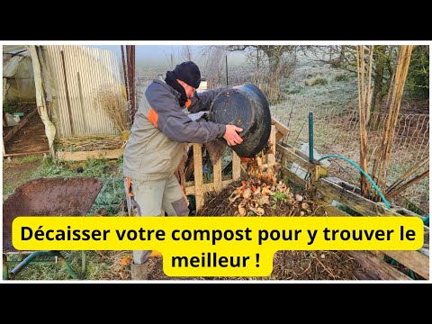 Décaisser  le meilleur  de votre compost pour y trouver  un terreau fabuleux !