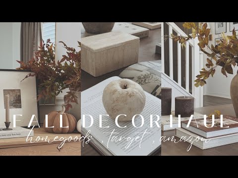 Fall Decor Haul 2024 || HomeGoods, Amazon, Etsy, Target & Hobby Lobby