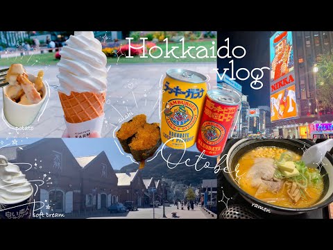 sub)北海道旅行vlog✈️4日間の食い倒れ旅🍣🍜🍦✨パッキングと片付け🧳🧼🫧