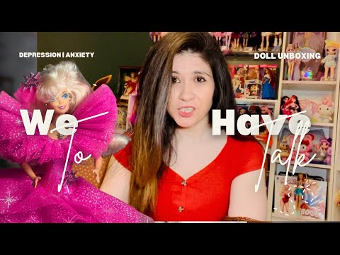 How Doll Collecting Changed My Life | — 1990 Holiday Barbie Unboxing ~ Mental Health Chat ~