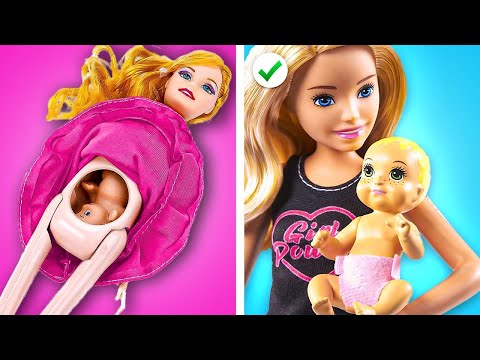 From Nerd to Popular! Rich VS Poor Doll Gadgets and Hacks, Extreme Barbie Makeover by ChaCha!