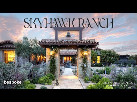 [NEW LISTING] 🦅 Skyhawk Ranch in Santa Ynez, Ca: Spanish Hacienda in the Rancho Ynecita Community