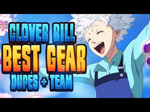 INSANE Clover Academy Rill Build & Guide (Gear Sets, Teams, Skill Pages & More!) Black Clover M