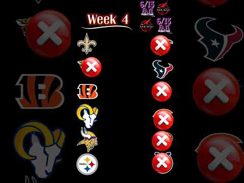 NFL Week 4 Predictions. WCM is here with #NFL Week 4 #preditctions & #picks #Football #sports