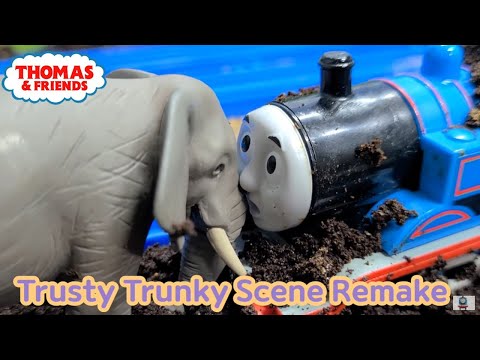 (NO.219) Helping Thomas | Thomas & Friends Series22 Trusty Trunky Scene Remake | ​Thomas Trains Park