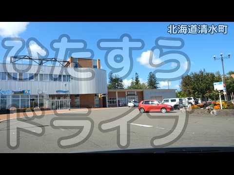 Hokkaido Shimizu town road 4K/60p drive  from National Route274 to Tokachishimizu station , Japan🗾