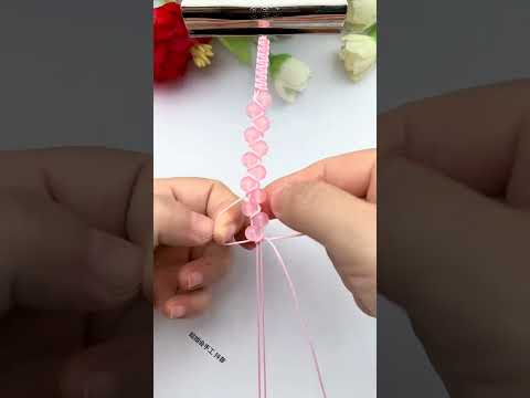 Beginners can also learn the classic double-row bead weaving method. Rope weaving tutorial. Simp