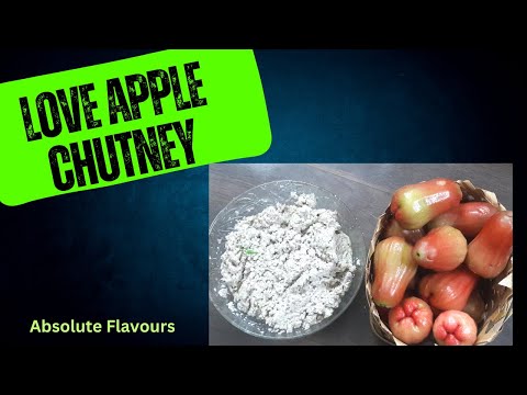 Rose Apple Coconut Chutney | Chambakka chammanthi  | ROSE APPLE VARIETY DISH