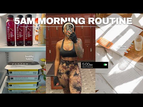 MY 5AM MORNING ROUTINE: staying consistent, healthy habits, winter mornings