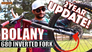 BOLANY King Of The Jungle INVERTED 680 MTB Fork: Realtime 2 Year UPDATE!!!