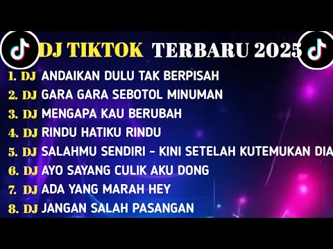 DJ TIKTOK TERBARU 2025 || DJ ANDAIKAN DULU TAK BERPISAH || DJ GARA GARA SEBOTOL MINUMAN