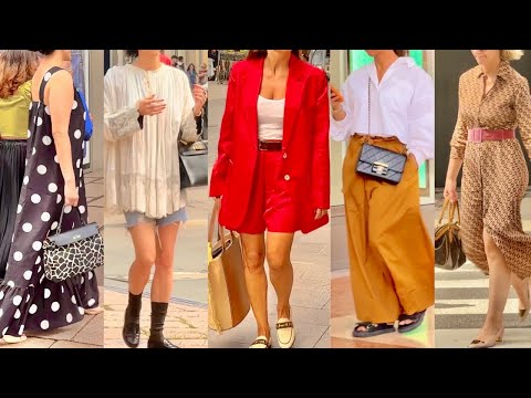 MILAN SUMMER 2024 STREET STYLE 🇮🇹ELEGANT ITALIAN FASHION STYLES TO WEAR IN SUMMER  2024 #vanityfair