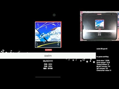 「バンドリ」BanG Dream! : swim [Expert] (w/handcam)