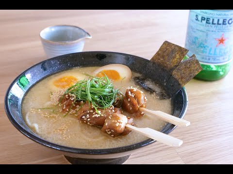 雞白湯串燒拉麵｜鶏白湯ラーメン