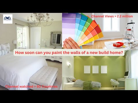 How soon can you paint the walls of a newly built home | Should You Paint Your New Constructed Home?