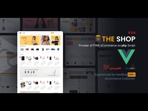 Step-By-Step Guide to Install The Shop Php Laravel Script - PWA eCommerce CMS #php | How to Install