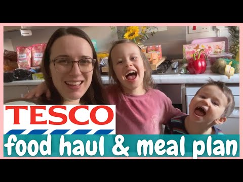 TESCO FOOD HAUL & MEAL PLAN | GROCERY HAUL UK