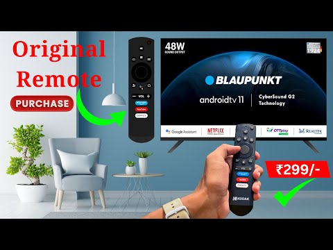 Blaupunkt Smart Tv Remote Unboxing & Review | Blaupunkt Tv Remote With Voice Command & Without Voice