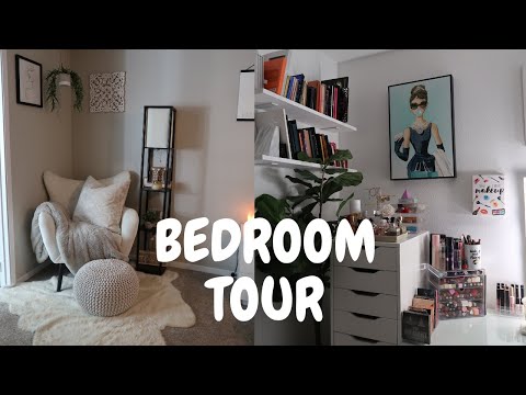 BEDROOM & WALK IN CLOSET TOUR | Modern, Aesthetic Decor