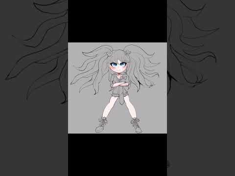 Junko Enoshima // SPEEDPAINT  - ibisPaint #fanart #danganronpa #anime #junkoenoshima