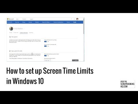 How to Set up Windows 10 Child screen time limits