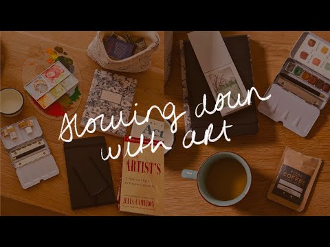 slowing down with art | part one: creating a plan 🎨