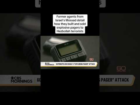 Ex-Mossad agents on exploding pager, walkie-talkie plot against Hezbollah #shorts