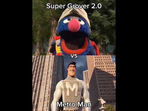 Super Grover 2.0 vs Metro Man (Sesame Street | Megamind)