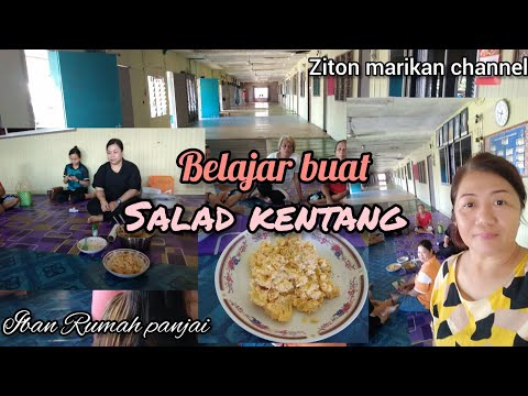 kelas kemas.. Belajar ngaga salad kentang ba rumah panjai.