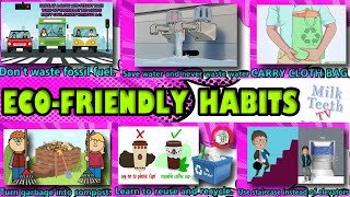 Eco- Friendly Habits that help to save Environment | Habits that save  Earth and Natural Resources