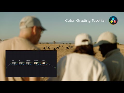 Color Grading your Footage Pt 2 Simple Davinci Node Tree