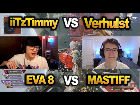 iiTzTimmy vs Verhulst in algs scrims: MASTIFF VS EVA 8