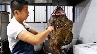 日本料理 - 最高のアンコウ鍋! いせ源 東京 シーフード 日本