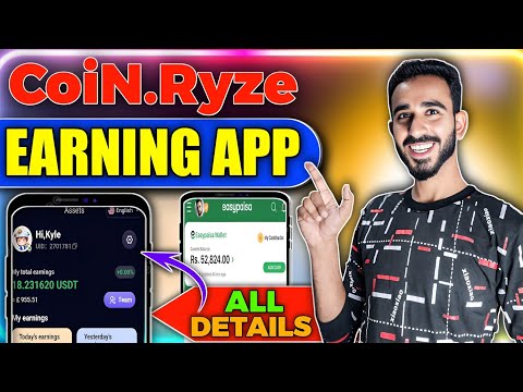 CoinRyze Online Earning App || CoinRyze Working Method || CoinRyze real Or Fake