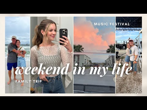 VLOG: our family trip to florida + behind-the-scenes of a music festival (backstage tour!)