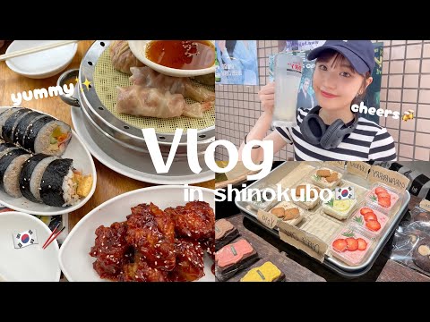 【新大久保Vlog🇰🇷】リピ確！！兄妹で絶品韓国料理食べたら幸せすぎた✌🏻