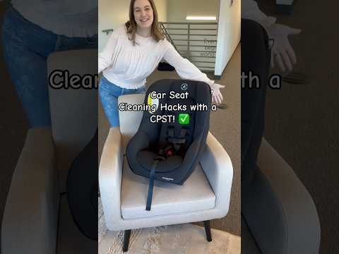 Car seat cleaning hacks! 🧼 #babygear #carseats