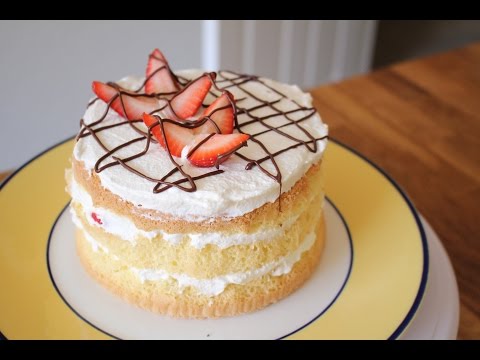 3 Ingredient Sponge Cake Recipe | sweetco0kiepie