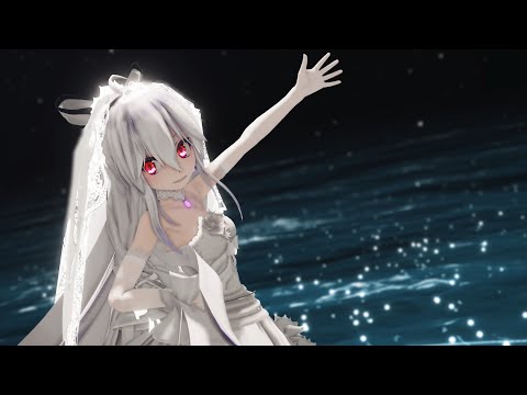 MMD】never ender (Chibi Haku Wedding Dress ) 4K