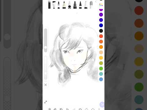 drawing anime portrait #art #viral #drawing #anime