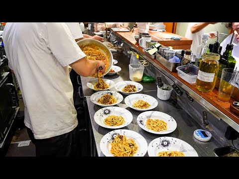 コース最終日に余った食材をほぼ使い切る"Regalo"の賄い【パスタ3種】